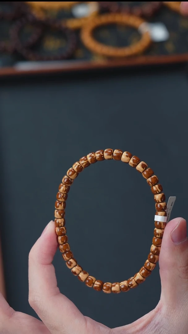 手串紫金鼠实心直切6    10812