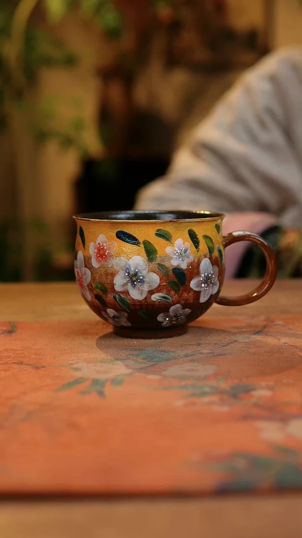 【闪购商品】瓷片1941景德镇手工手绘釉下彩高温瓷