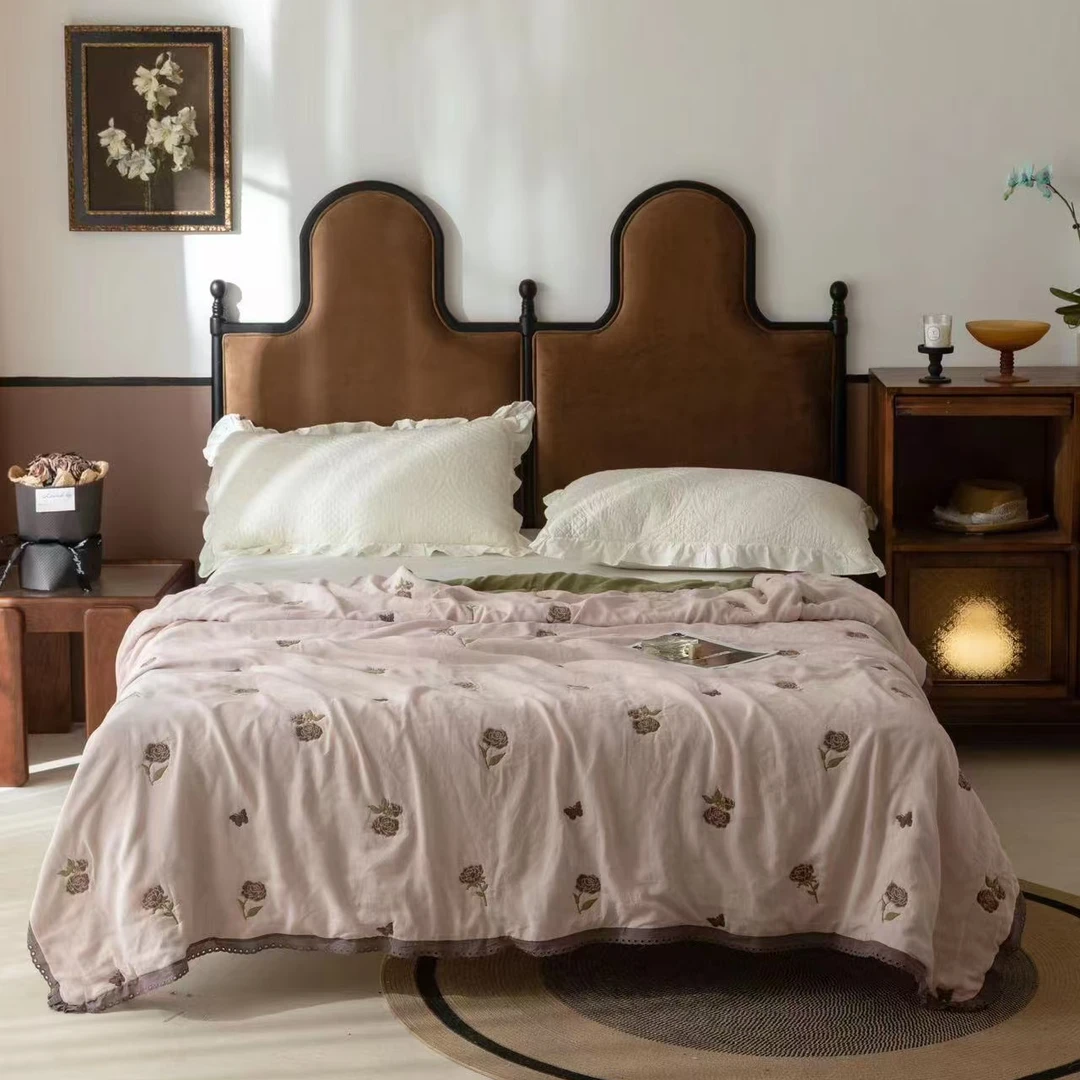 婴儿级医用棉纱高端5层棉纱四季被超柔软透气舒适轻奢亲肤