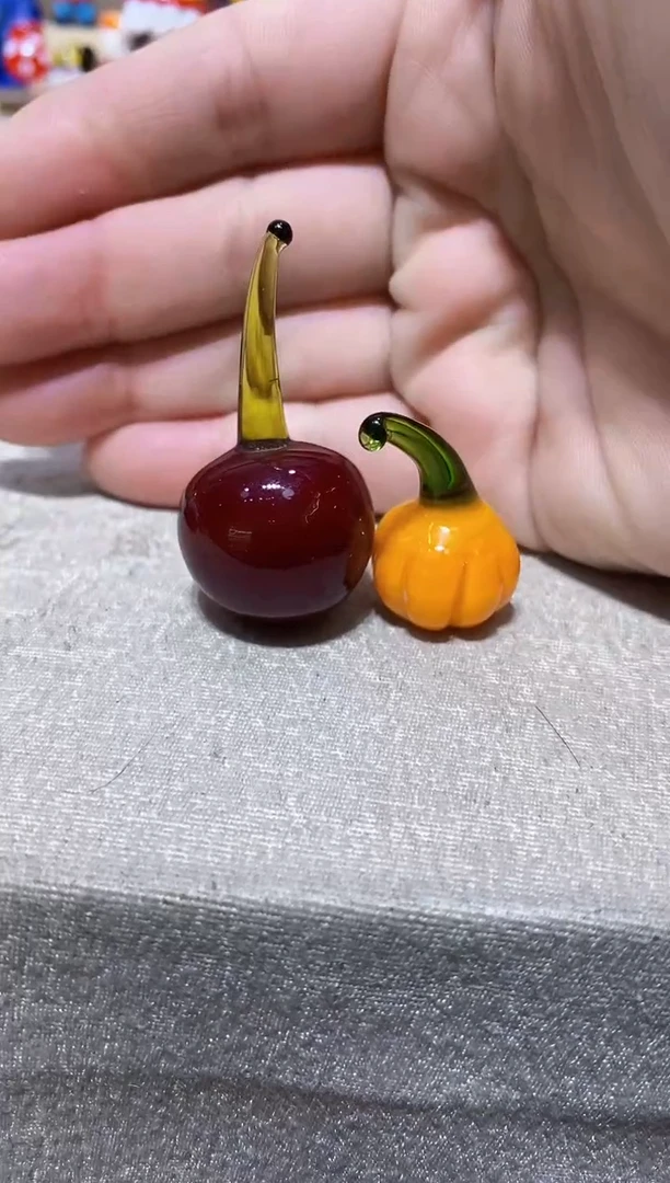 【闪购商品】琉璃手工艺品车厘子+南瓜
