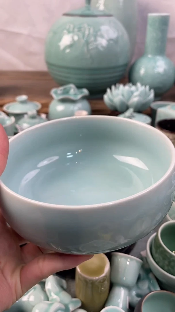 【闪购商品】特价福利 微瑕 慧仙青瓷