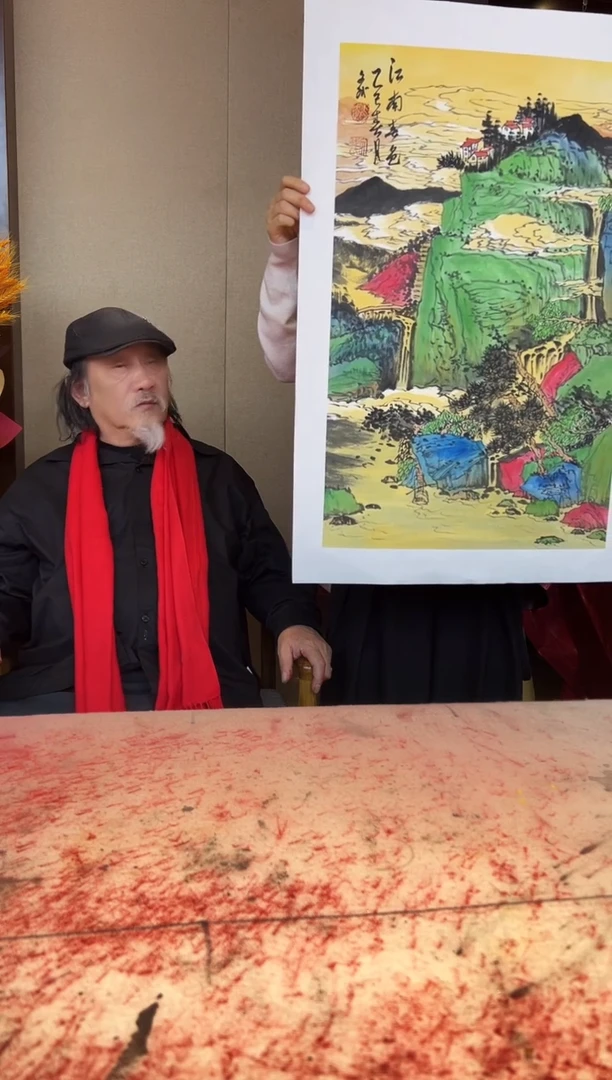 【闪购商品】绘画江南春色  赵文斌  2.7平尺