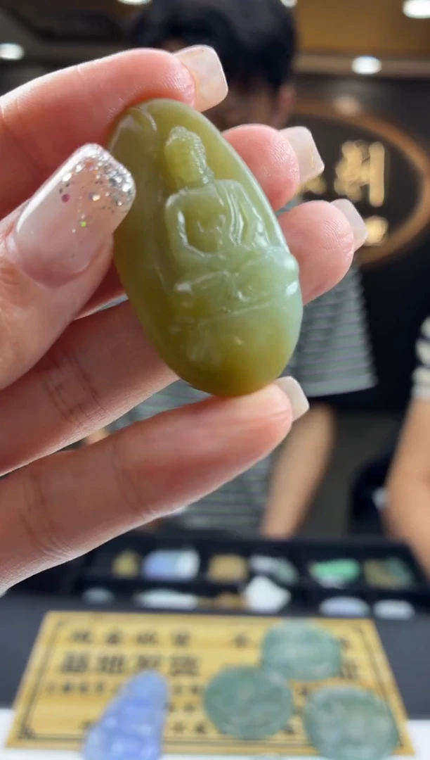 未镶嵌定制翡翠醉*鱼BJ23936