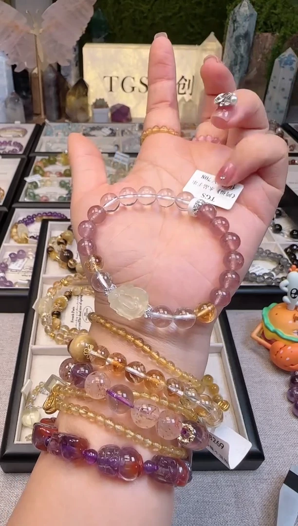 【闪购商品】水晶手串未镶嵌3a TGS原创设计 T153