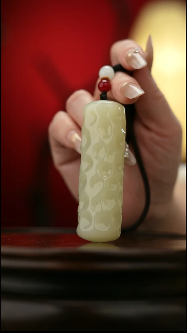 玉【锤纹】天然玉石手把件