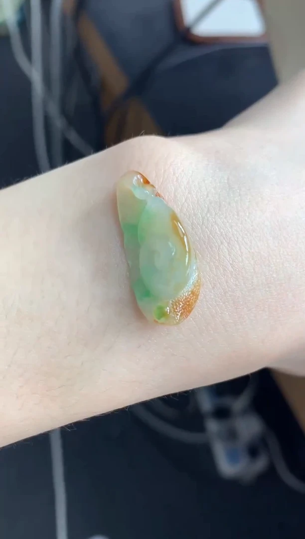 定制翡翠未镶嵌安居乐业