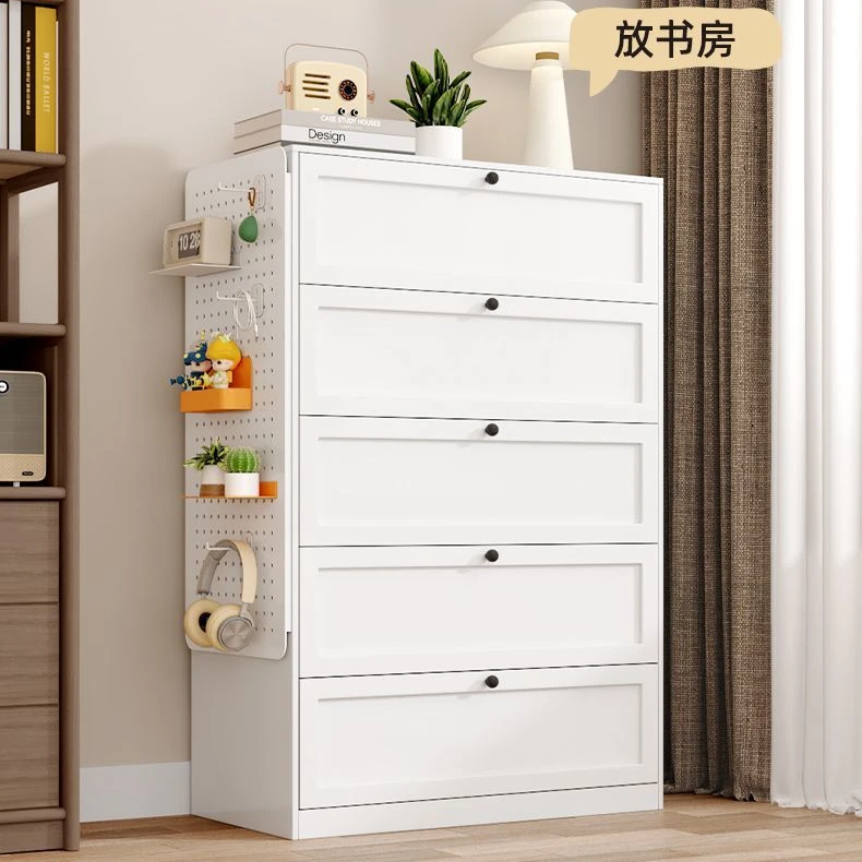 简约大气床头柜钢制轻奢家用简约抽屉五斗柜收纳钢制斗柜斗柜客厅