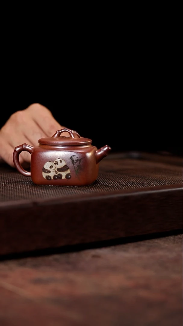 宜兴紫砂四方灵竹