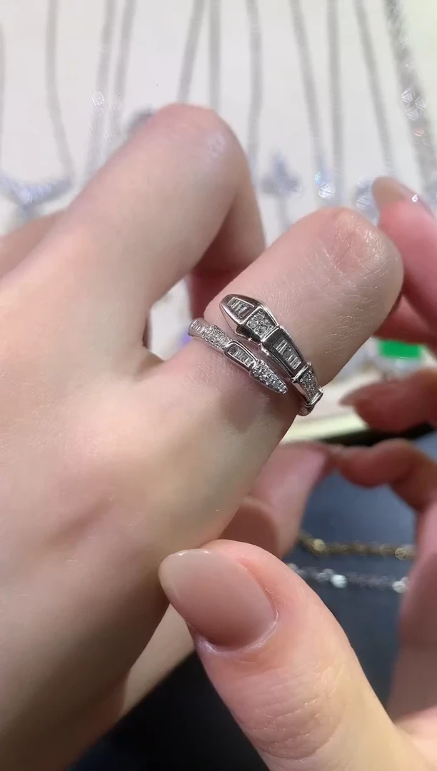 戒指18K金镶嵌钻石Z412|2980