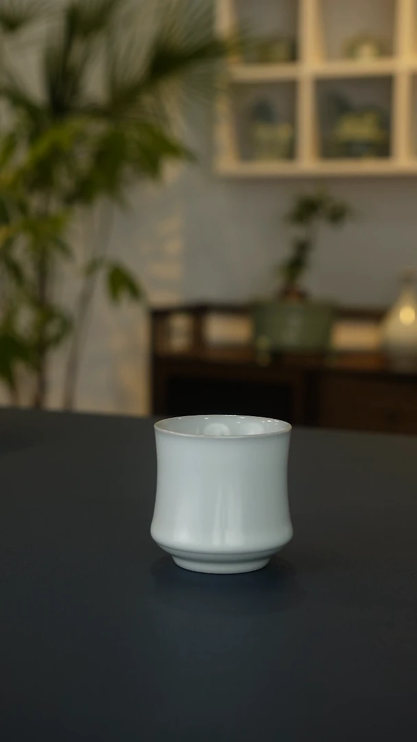 23号月白釉马蹄杯  二级品福利 80CC