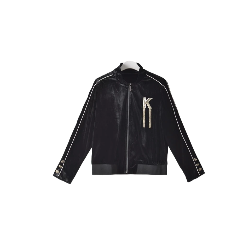 【】深圳时尚女装WNC-外套3809-黑色正码