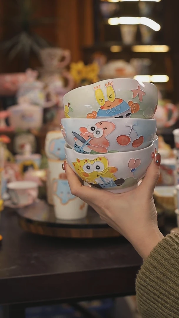 景德镇釉下彩绘设计师款式陶瓷