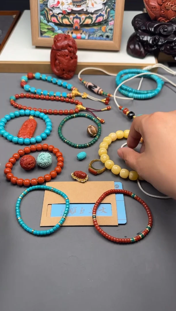 【闪购商品】绿松石手串手串未镶嵌手串手串