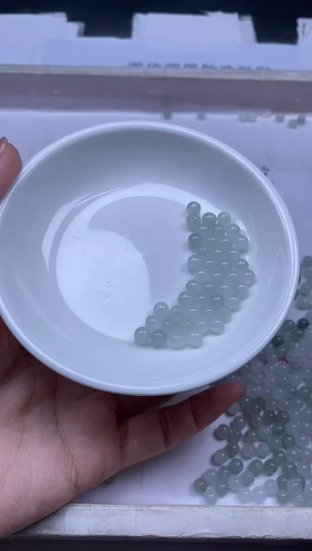颈饰未镶嵌翡翠纵****1雪欣散珠定制diy