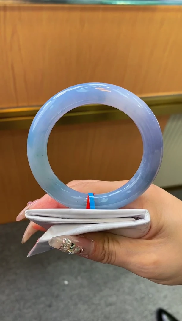 未镶嵌手镯翡翠-F88-圆条57.5