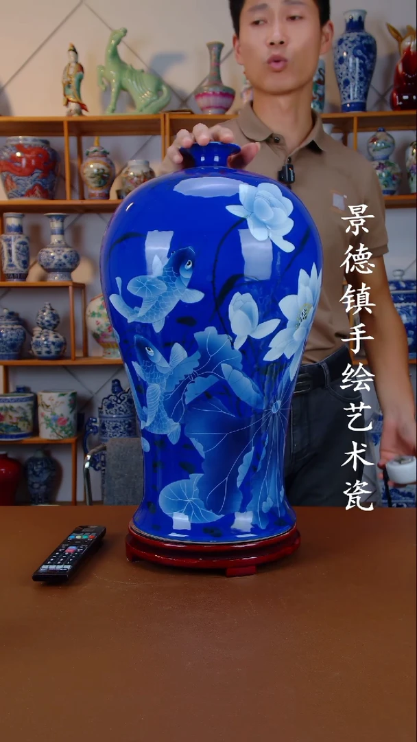 现代景德镇手工手绘陶瓷摆件53