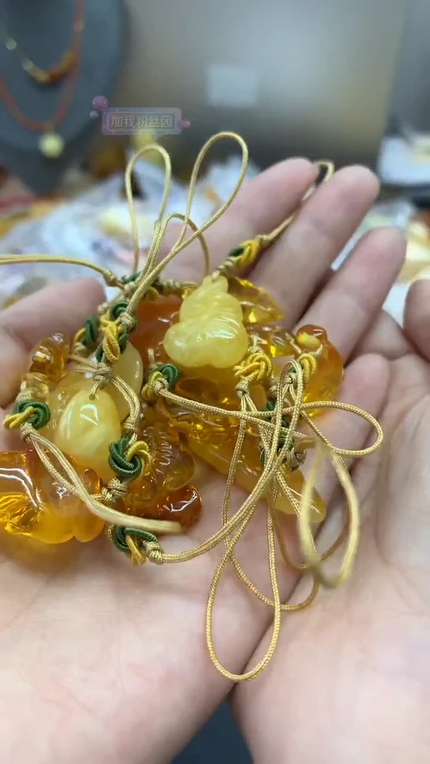 未镶嵌琥珀珠宝奇石474多样性发其一默认有瑕