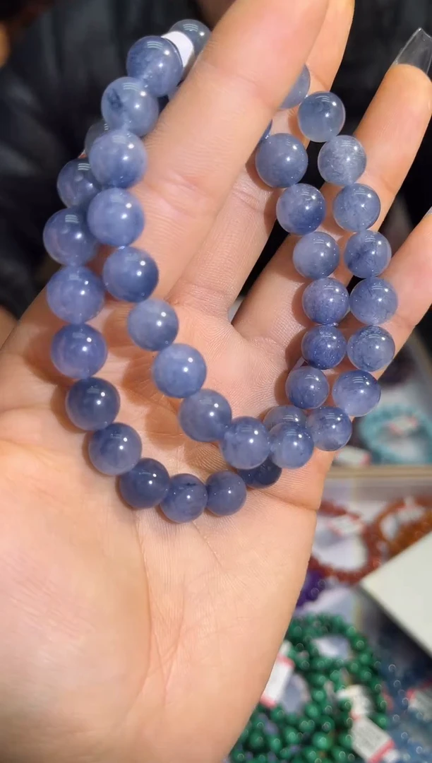 【闪购商品】水晶手链未镶嵌16多样性发其一蓝兔毛9+