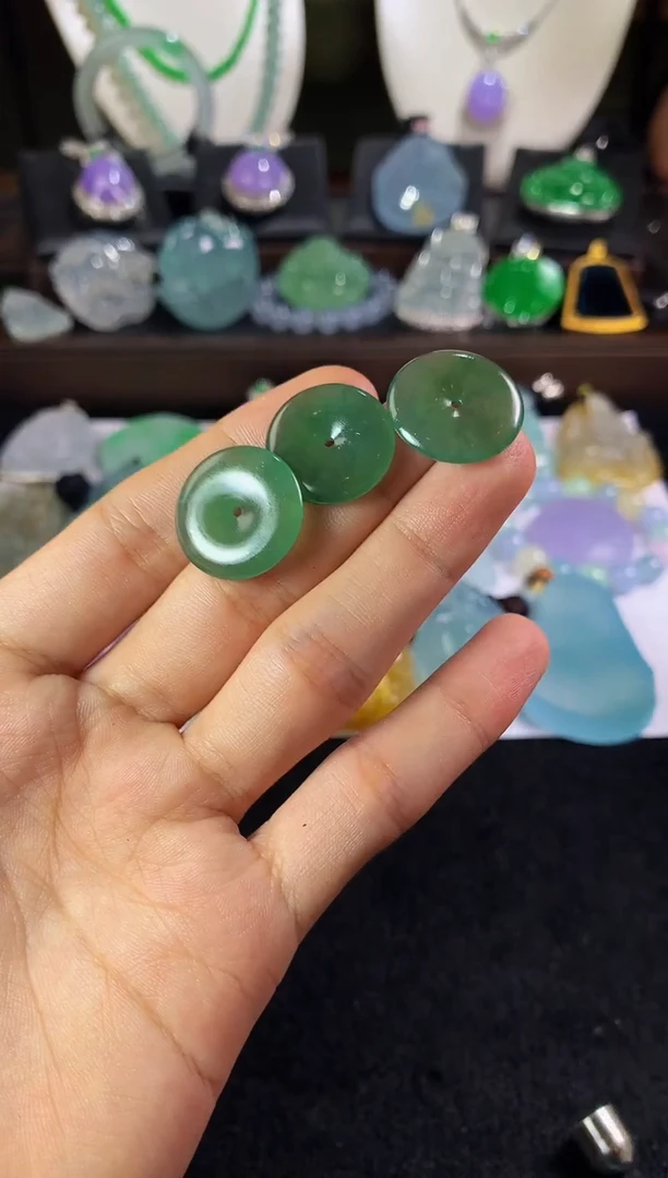 定制翡翠未镶嵌5036毛货不退不换-多样性发货发一个
