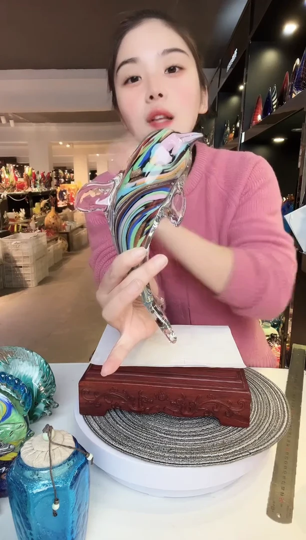 【闪购商品】茶盏琉璃摆件家居摆件