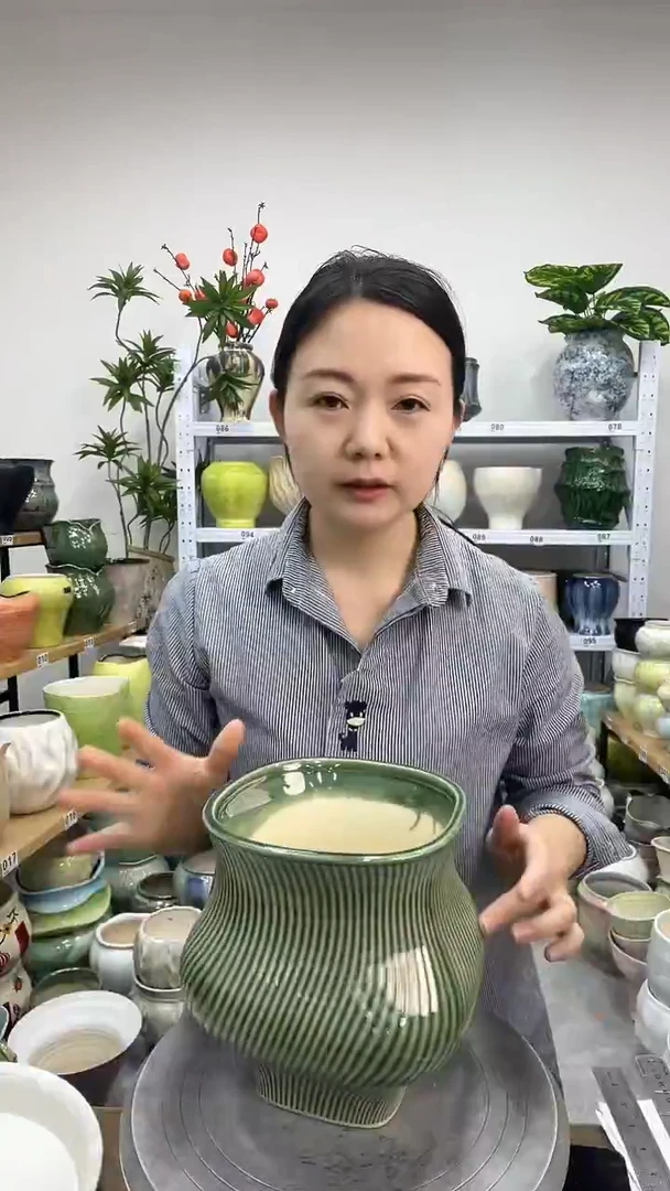 11.22陶瓷花盆直播链接高.      20      口16