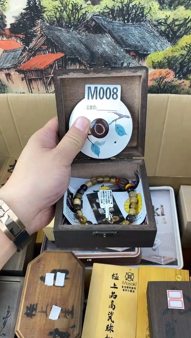 手工艺品琉璃M008瓷器手串多样性发一