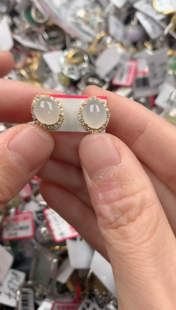 银S925镶嵌戒指翡翠111---10