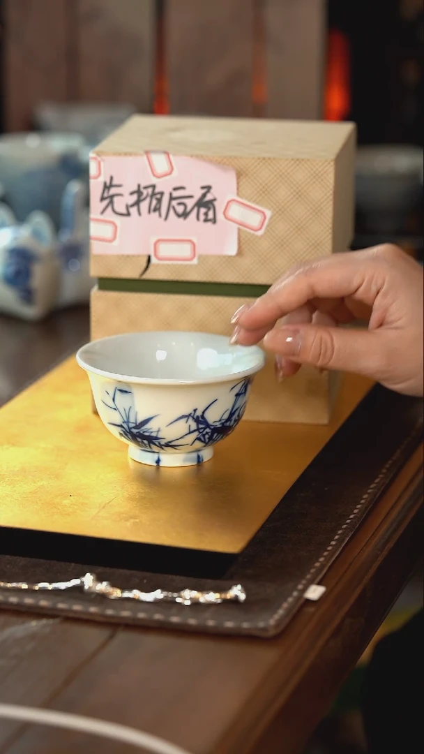 【闪购商品】正春堂·古法柴窑 竹子压手杯