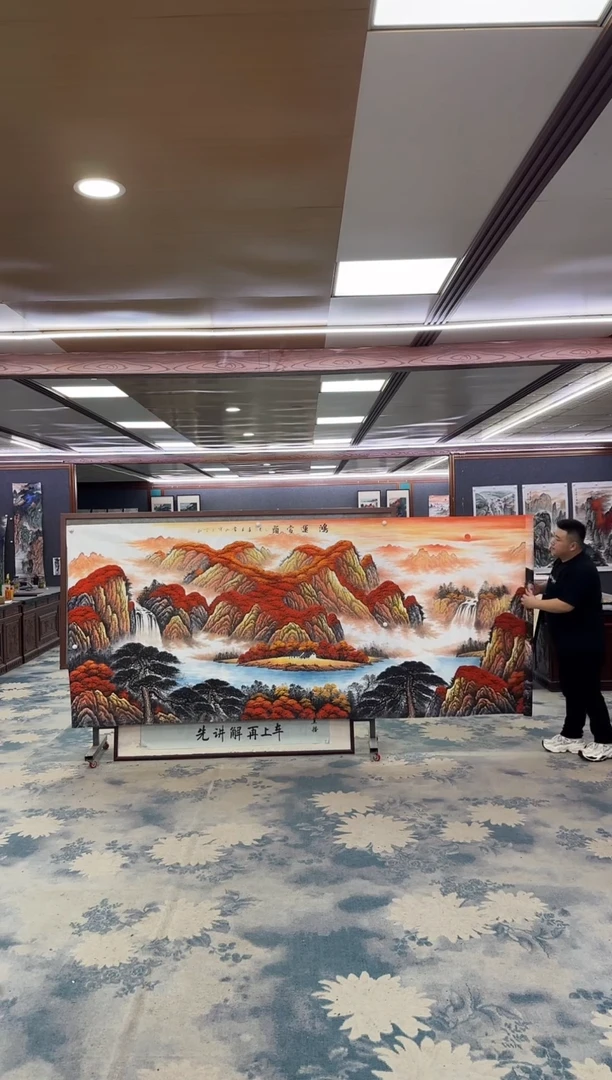 国画W-刘雪红-大丈二-山水国画