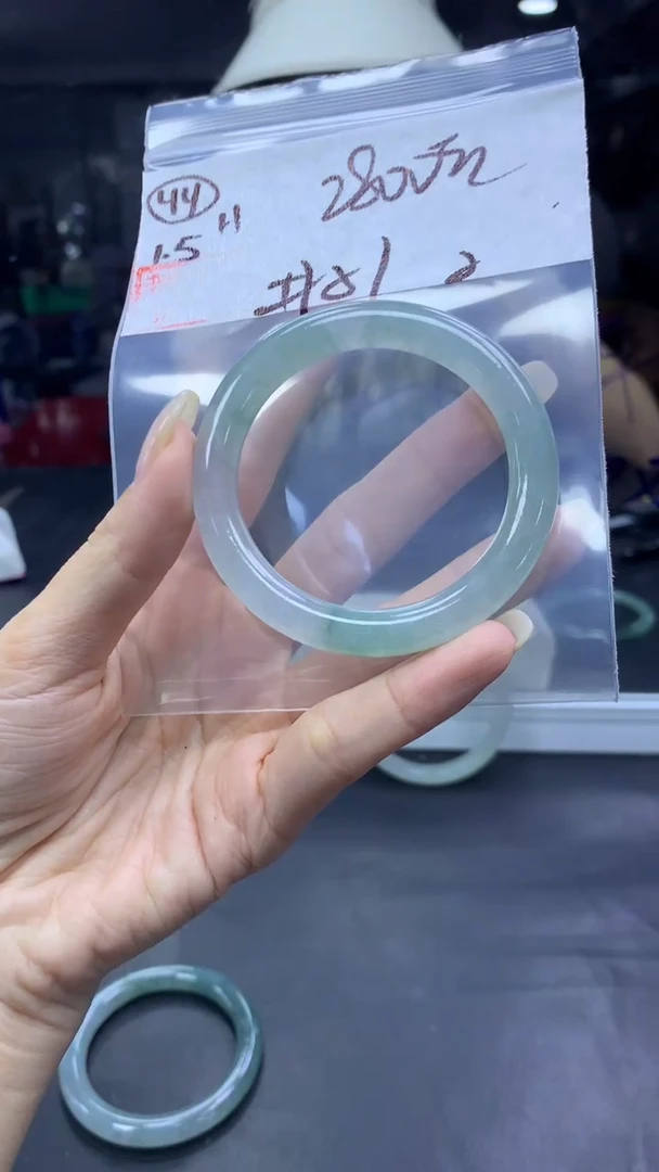 未镶嵌定制翡翠44手镯51纹+2800元+拍一发一