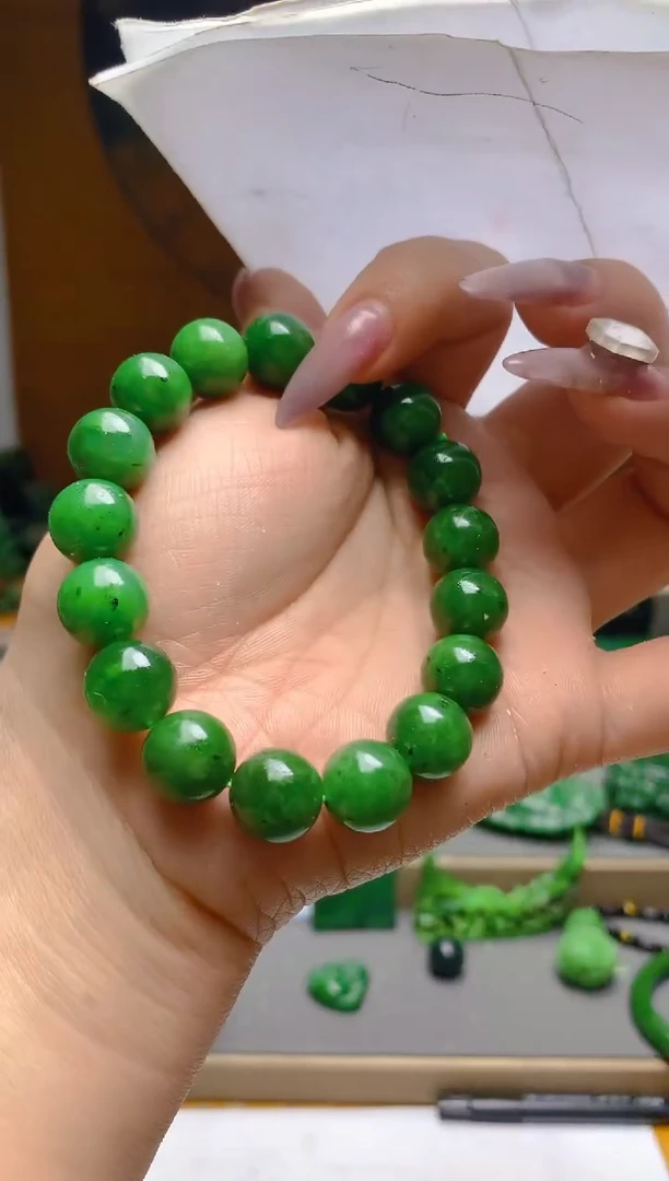 【闪购商品】和田玉（碧玉）手串未镶嵌1