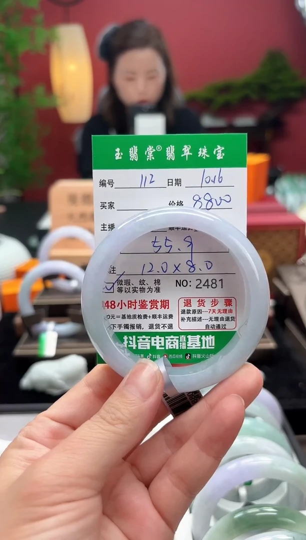 未镶嵌手镯翡翠翡翠112