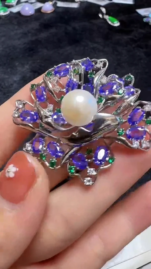 【闪购商品】淡水珍珠胸饰未镶嵌胸针