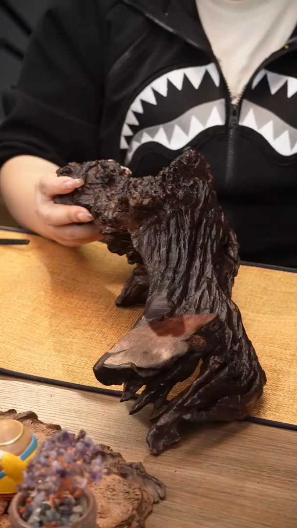 46号云小屋紫柚木果盘