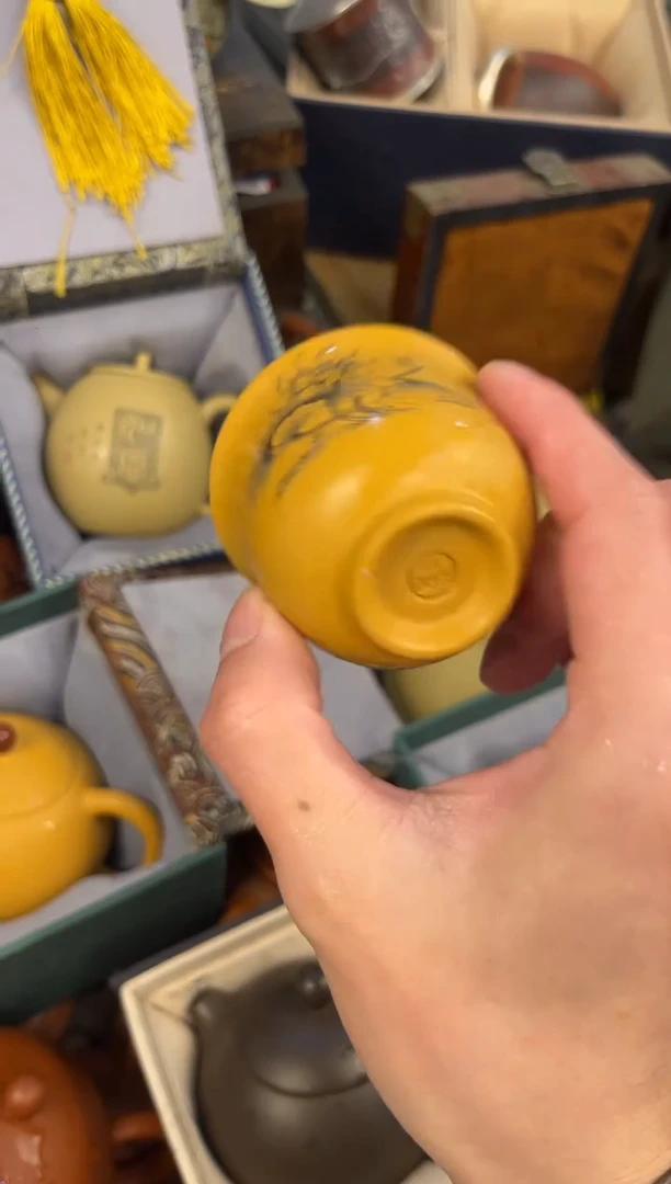 【闪购商品】紫砂茶壶-水墨铃铛杯