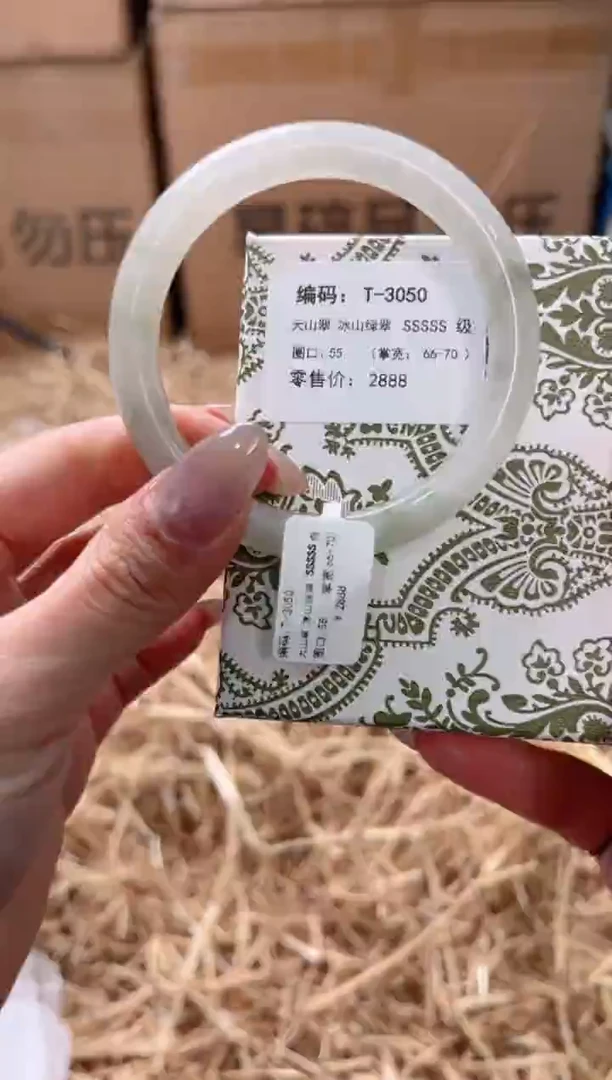 未镶嵌手镯石英质玉T-3050
