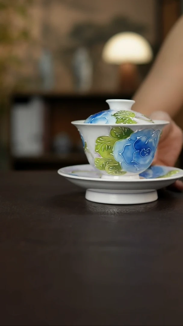 杯景德镇陶瓷杯碗柴烧多人