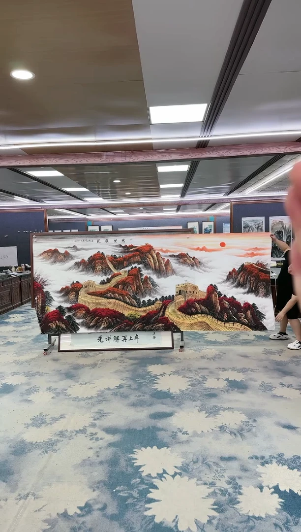 国画W-王红兵-大丈二-山水国画