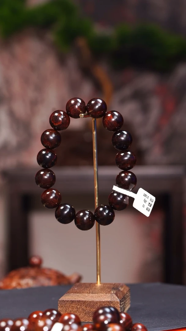 【闪购商品】黄花梨/降香黄檀手串/手链海黄1.5圆珠