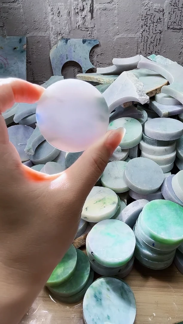 裸石翡翠天然翡翠A货 南 039