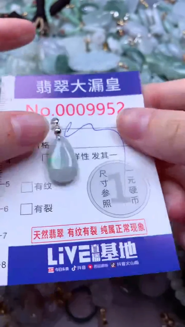 吊坠(不含链)未镶嵌翡翠9952