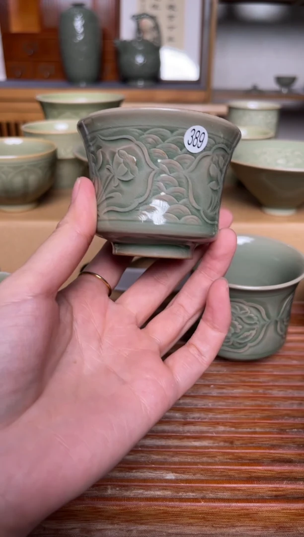 瓷器如*月389王晓娜纯手工闻香杯