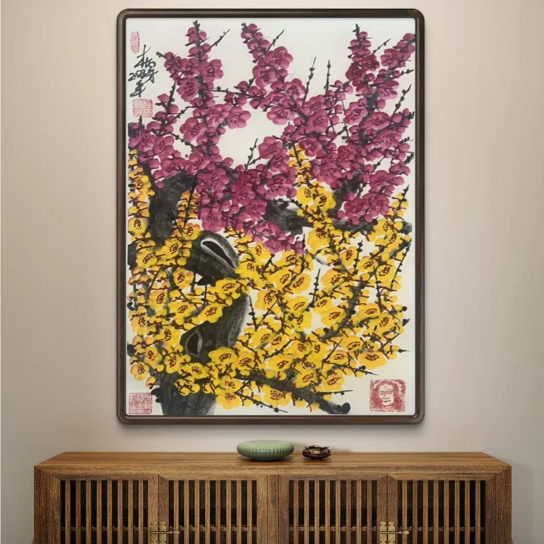 橱窗展示/山艺文化/ 杜保才（杜宝才）老师/宣纸国画/带证书（展示)