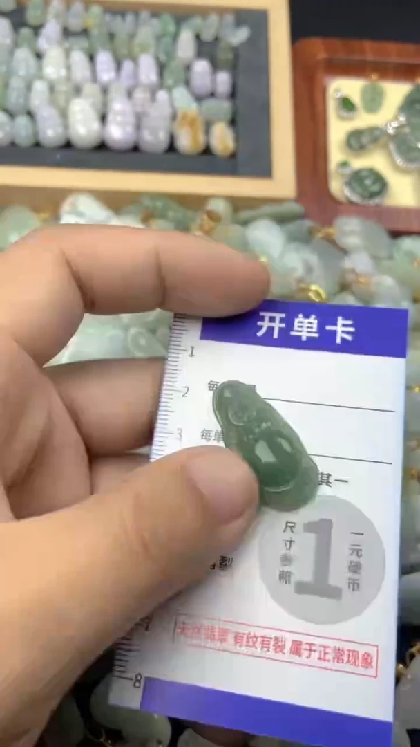 颈饰未镶嵌翡翠天然A货翡翠