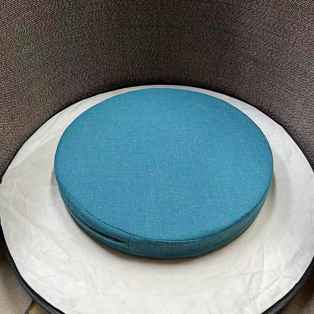 5541瑕疵款 直径50厚6cm家用布艺坐垫客厅阳台地板榻榻米飘窗坐垫