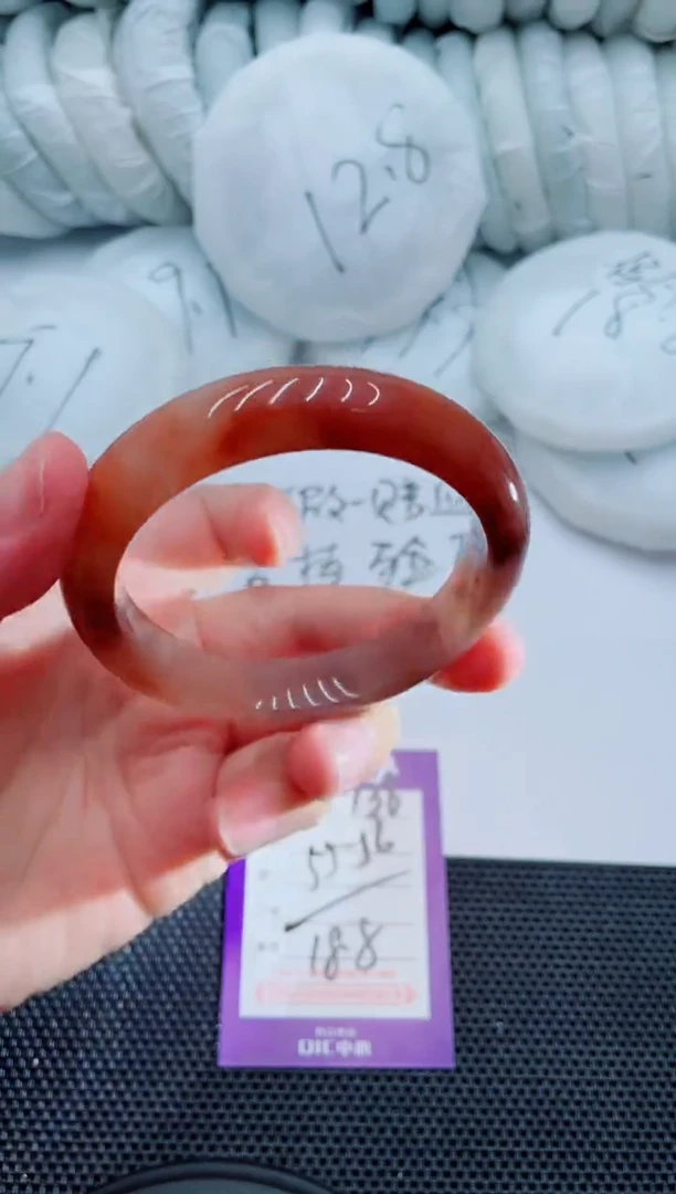 石英质玉手镯未镶嵌B136-55-56