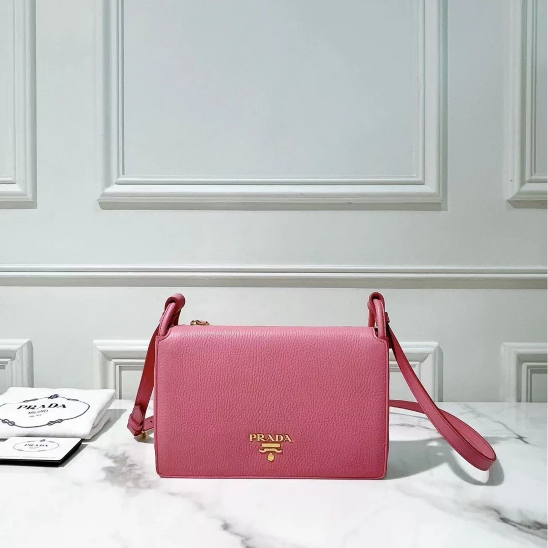 95新 Prada/普拉达 坤球奢选普拉达信封斜跨包