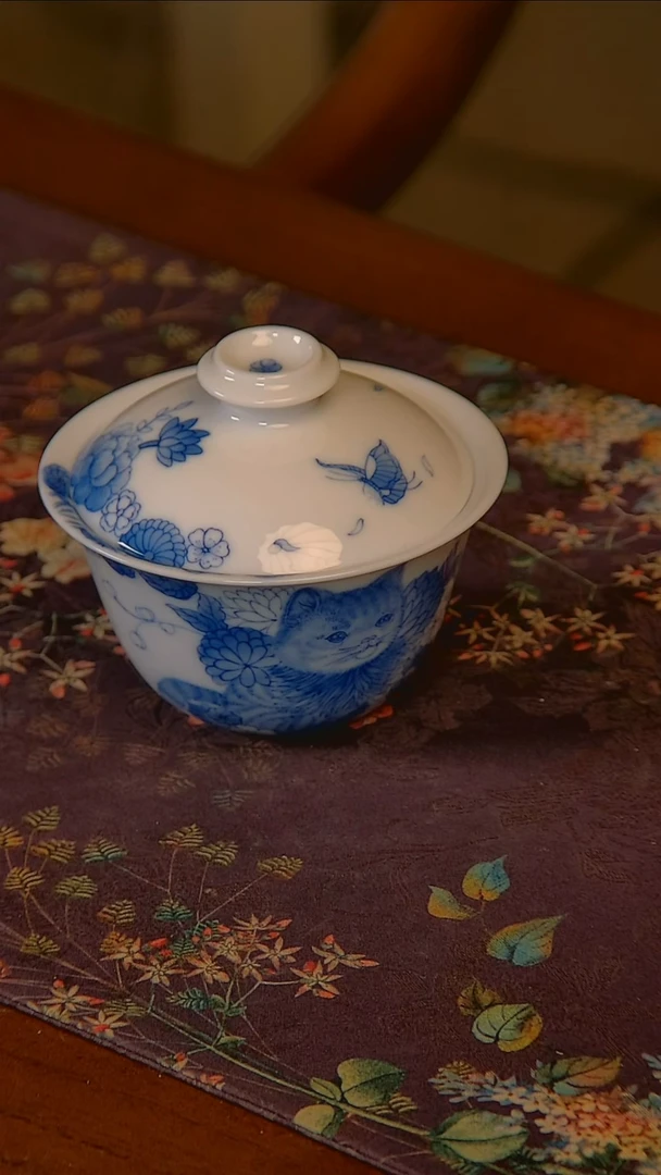 杯手工手绘杯杯很美丽