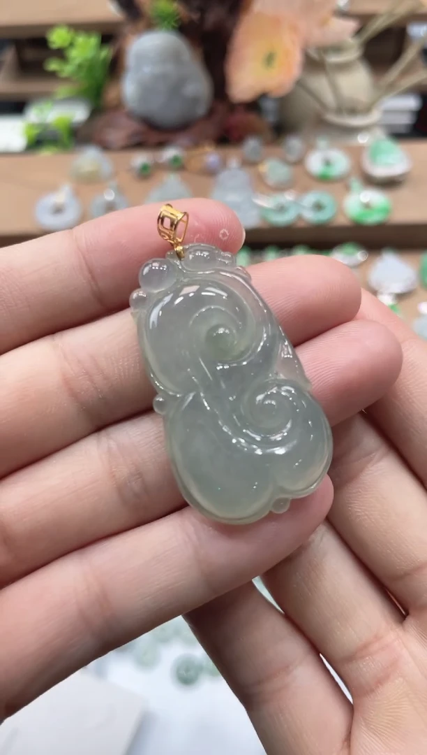 吊坠(不含链)未镶嵌翡翠如意