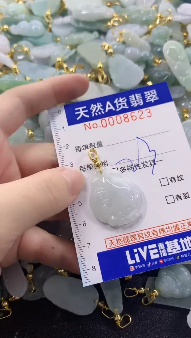 颈饰未镶嵌翡翠天然A货翡翠
